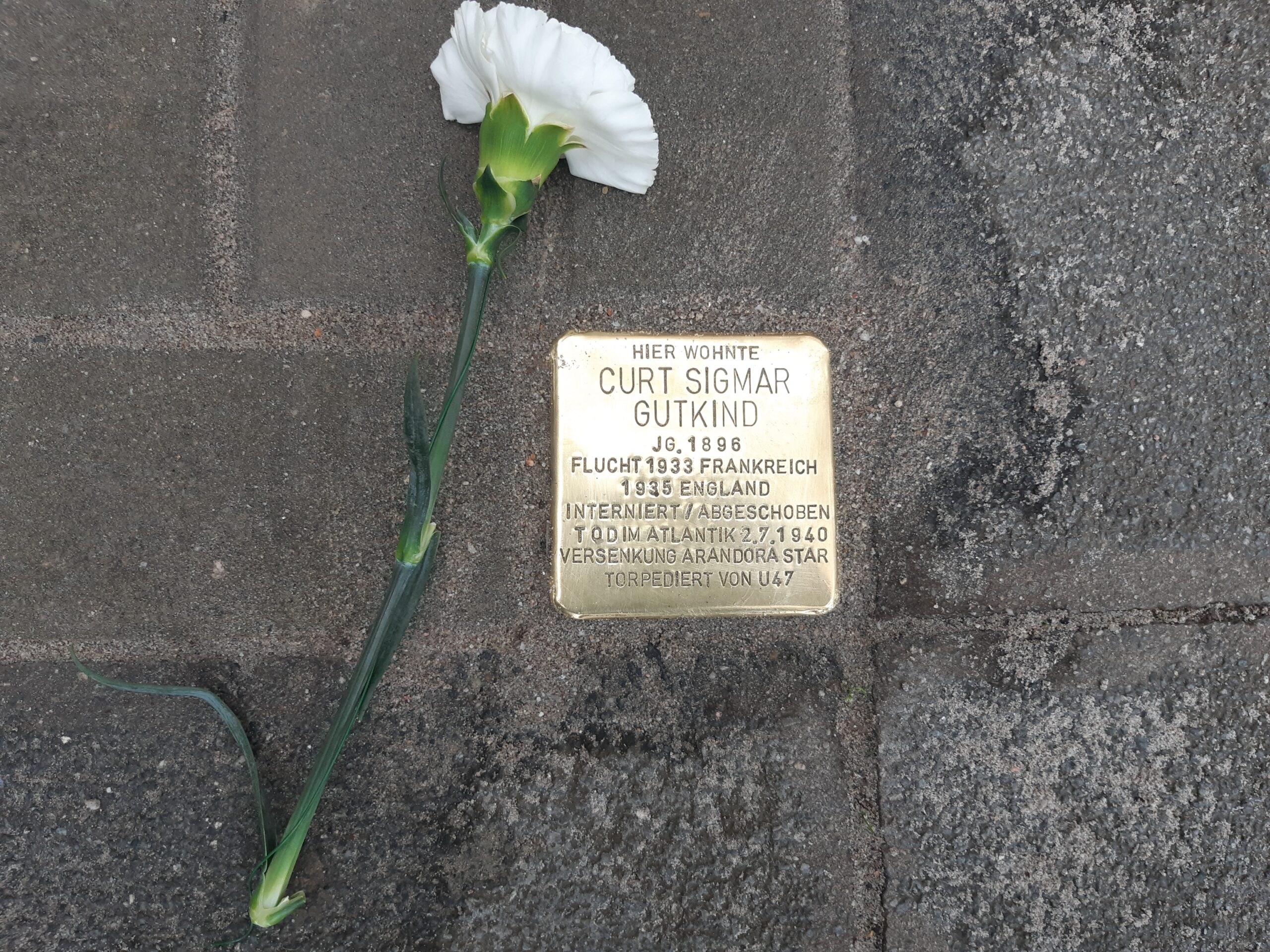 Gutkinds Stolperstein